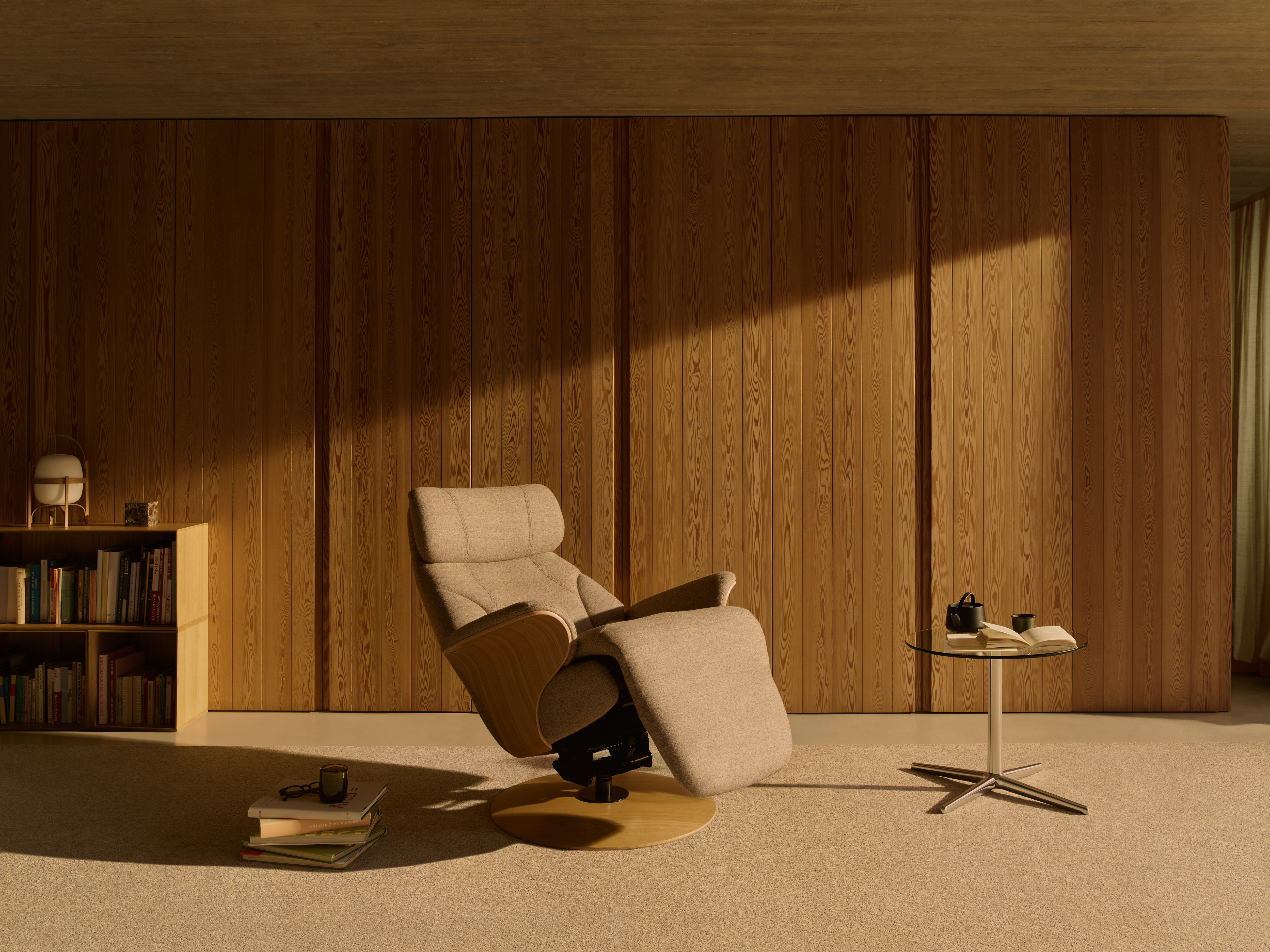 Fauteuil relax Stressless Adam dans un intérieur chaleureux